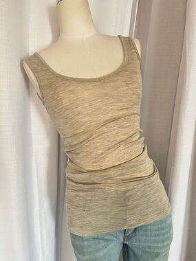 Emu Australia Merino Wool Tan Tank Top